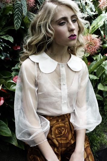 Begonia Blouse by Kelsey Genna