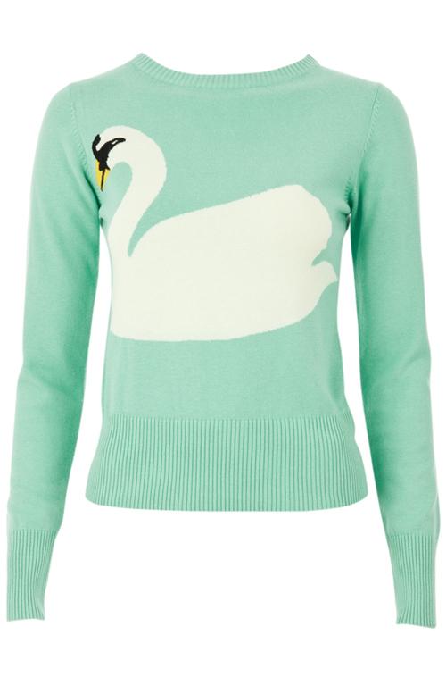 Swan sweater by Louche